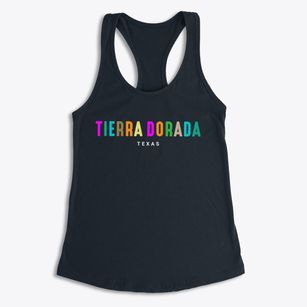 Tierra Dorada Texas Color Pop Women's Racerback Tank