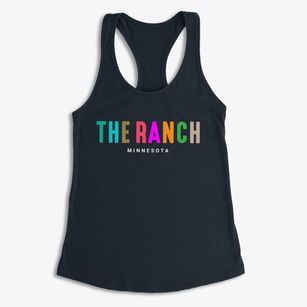The Ranch Minnesota Color Pop Women's Racerback Tank