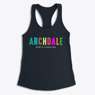 Archdale North Carolina Color Pop Women's Racerback Tank