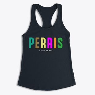 Perris California Color Pop Women's Racerback Tank