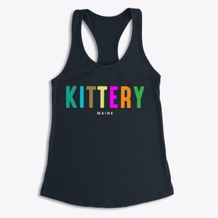 Kittery Maine Color Pop Women's Racerback Tank