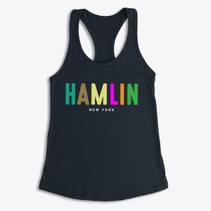 Hamlin New York Color Pop Women's Racerback Tank