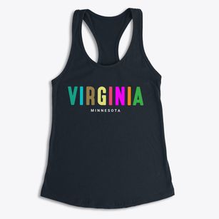 Virginia Minnesota Color Pop Women's Racerback Tank
