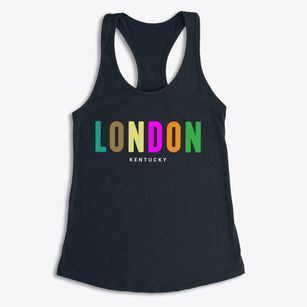 London Kentucky Color Pop Women's Racerback Tank