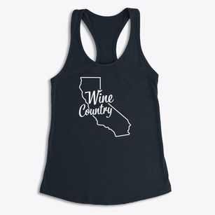  California Wine Country Women's Racerback Tank