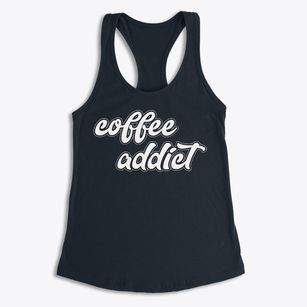   Coffee Addict Women's Racerback Tank