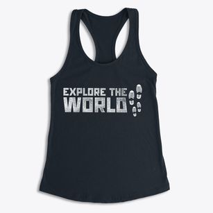  Explore the World Women's Racerback Tank