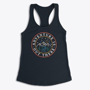   Adventure Is Out There Women's Racerback Tank