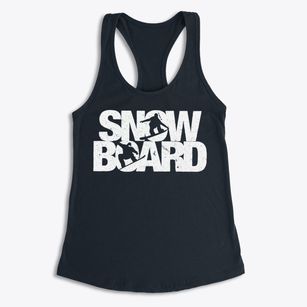   Snowboard Women's Racerback Tank