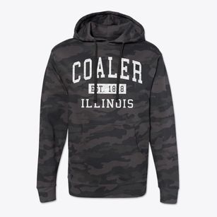 Coaler Illinois Classic Established Cotton Hoodie Sweatshirt