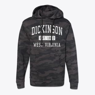 Dickinson West Virginia Classic Established Cotton Hoodie Sweatshirt