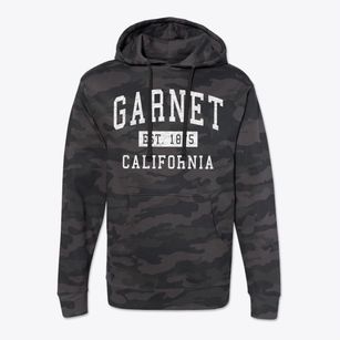 Garnet California Classic Established Cotton Hoodie Sweatshirt