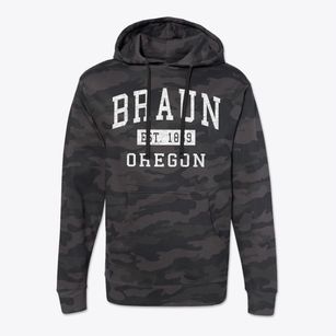 Braun Oregon Classic Established Cotton Hoodie Sweatshirt
