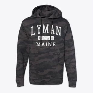 Lyman Maine Classic Established Cotton Hoodie Sweatshirt