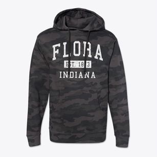Flora Indiana Classic Established Cotton Hoodie Sweatshirt