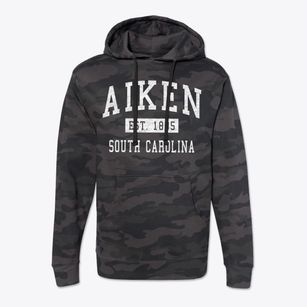 Aiken South Carolina Classic Established Cotton Hoodie Sweatshirt