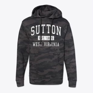 Sutton West Virginia Classic Established Cotton Hoodie Sweatshirt