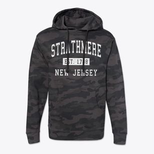 Strathmere New Jersey Classic Established Cotton Hoodie Sweatshirt