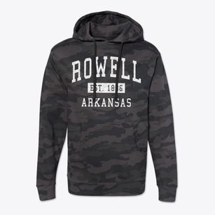 Rowell Arkansas Classic Established Cotton Hoodie Sweatshirt