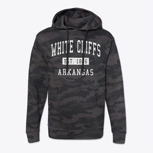 White Cliffs Arkansas Classic Established Cotton Hoodie Sweatshirt