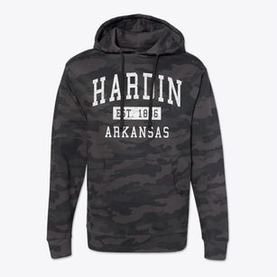 Hardin Arkansas Classic Established Cotton Hoodie Sweatshirt
