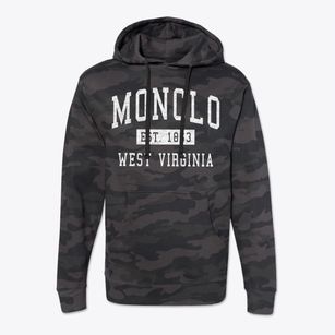 Monclo West Virginia Classic Established Cotton Hoodie Sweatshirt
