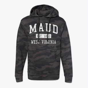 Maud West Virginia Classic Established Cotton Hoodie Sweatshirt