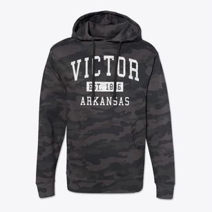 Victor Arkansas Classic Established Cotton Hoodie Sweatshirt
