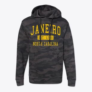 Janeiro North Carolina Classic Established Cotton Hoodie Sweatshirt