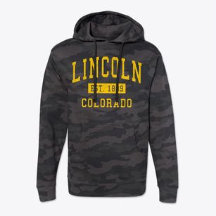 Lincoln Colorado Classic Established Cotton Hoodie Sweatshirt