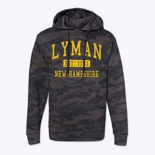 Lyman New Hampshire Classic Established Cotton Hoodie Sweatshirt