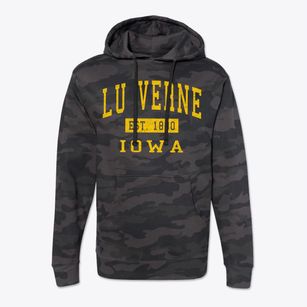 Lu Verne Iowa Classic Established Cotton Hoodie Sweatshirt