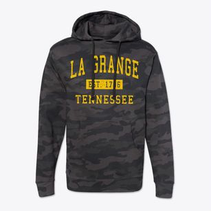 La Grange Tennessee Classic Established Cotton Hoodie Sweatshirt
