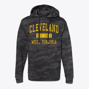 Cleveland West Virginia Classic Established Cotton Hoodie Sweatshirt