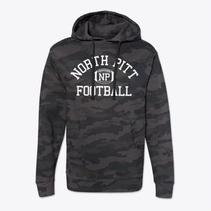 North Pitt High School Classic Football Cotton Hoodie Sweatshirt
