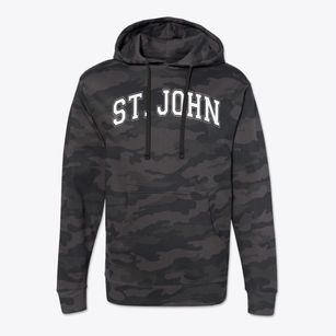 Saint John Lutheran School Varsity Arch Cotton Hoodie Sweatshirt