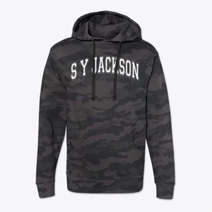S Y Jackson Elementary School Varsity Arch Cotton Hoodie Sweatshirt