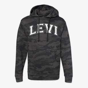 Levi Elementary School Varsity Arch Cotton Hoodie Sweatshirt