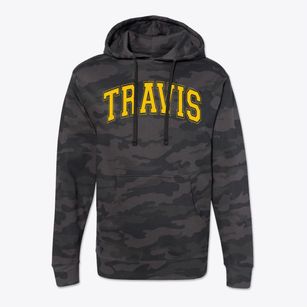 Travis Elementary School Varsity Arch Cotton Hoodie Sweatshirt