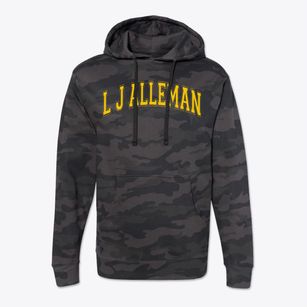 L J Alleman Middle School Varsity Arch Cotton Hoodie Sweatshirt
