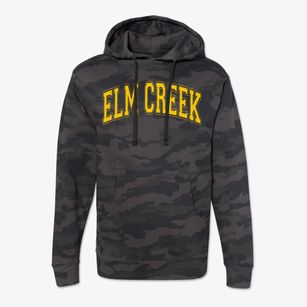 Elm Creek Elementary School Varsity Arch Cotton Hoodie Sweatshirt