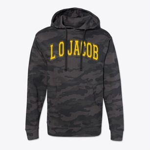L O Jacob Elementary School Varsity Arch Cotton Hoodie Sweatshirt