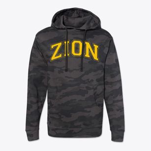 Zion Lutheran School Varsity Arch Cotton Hoodie Sweatshirt