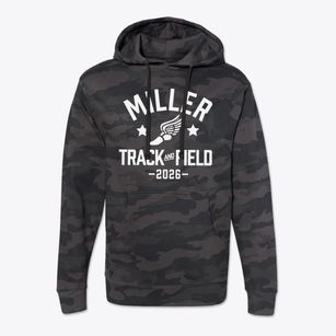 Miller Elementary School Track and Field Cotton Hoodie Sweatshirt