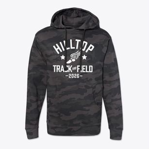 Hilltop Alternative School Track and Field Cotton Hoodie Sweatshirt