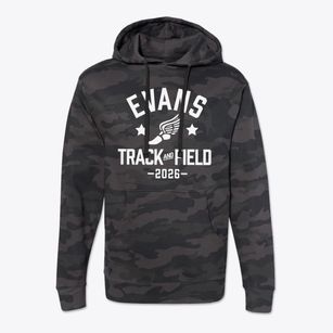 Evans Middle School Track and Field Cotton Hoodie Sweatshirt