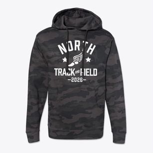 North High School Track and Field Cotton Hoodie Sweatshirt