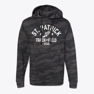 Saint Patrick School Track and Field Cotton Hoodie Sweatshirt