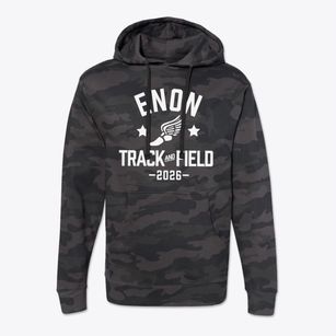 Enon Elementary School Track and Field Cotton Hoodie Sweatshirt