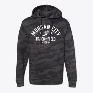 Morgan City Junior High School Track and Field Cotton Hoodie Sweatshirt